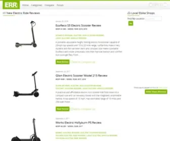 Electricridereview.com(Prices, Specs, Videos, Photos) Screenshot