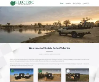 Electricsafarivehicles.com(Electric Safari Vehicles) Screenshot