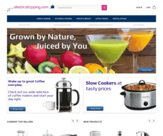 Electricshopping.com(Great Value Kitchen & Home Electricals with Free Delivery) Screenshot
