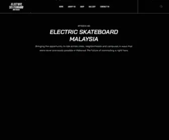 Electricskateboardmalaysia.com(Electric Skateboard Malaysia) Screenshot