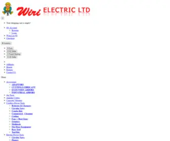 Electrictools.co.nz(Wiri Electric Limited) Screenshot