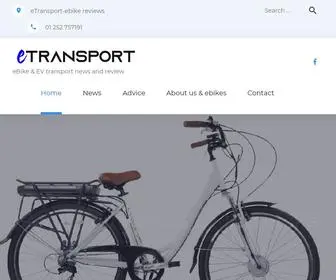 Electrictransport.org(Best Value Electric Bike in UK) Screenshot