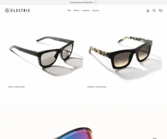 ElectricVisual.com(Electric® Eyewear) Screenshot