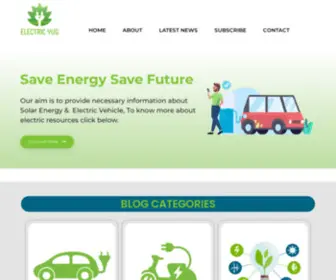 Electricyug.com(Electric Car) Screenshot