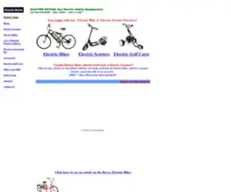 Electrikmotion.com(Electric Bike) Screenshot