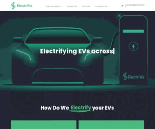 Electriva.in(Your One Stop EV Charging Solution) Screenshot