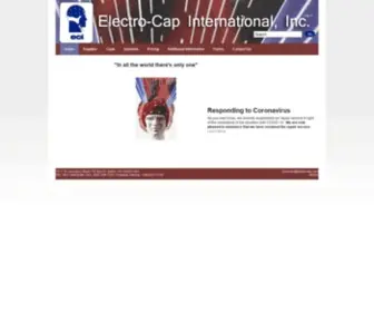 Electro-Cap.com(Electro-Cap International, Inc) Screenshot