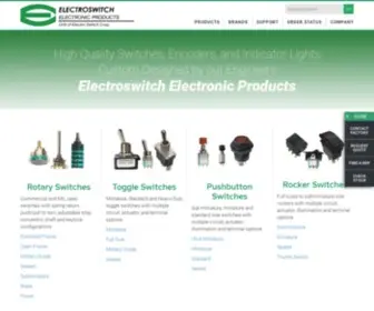 Electro-NC.com(Electroswitch Electronic Products) Screenshot