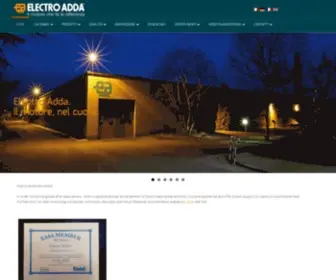 Electroadda.com(Produzione motori elettrici) Screenshot