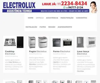 Electroautorizada.com.br(Assistência técnica Electrolux para eletrodomésticos) Screenshot