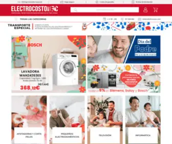 Electrocosto.com(Tienda online de electrodomésticos baratos) Screenshot