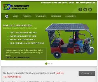 Electrodrive.in(E Rickshaw) Screenshot