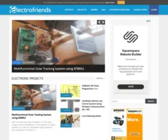 Electrofriends.com(Microcontroller and Software Engineering Projects for Students) Screenshot