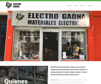 Electrogaona.com.ar(Electro Gaona) Screenshot