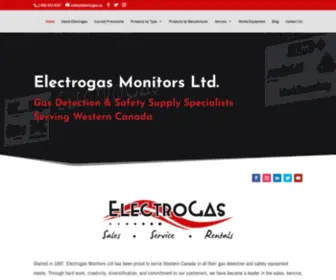 Electrogasmonitors.com(Safety supply calgary) Screenshot