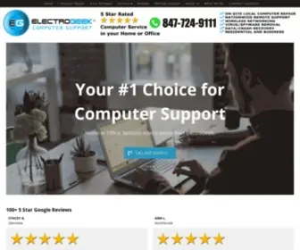 Electrogeek.com(Computer Repair by ElectroGeek) Screenshot