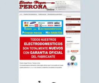 Electrohogarperona.es(Página) Screenshot