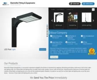Electroliteindia.co.in(Electrolite Fitting & Equipments) Screenshot