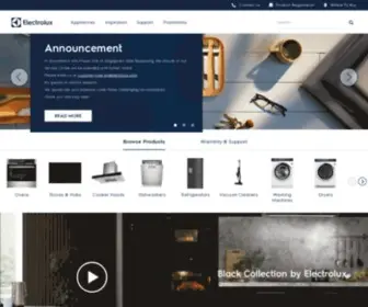 Electrolux.com.sg(Elektrolux) Screenshot