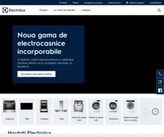 Electrolux.ro(Produse si electrocasnice albe) Screenshot