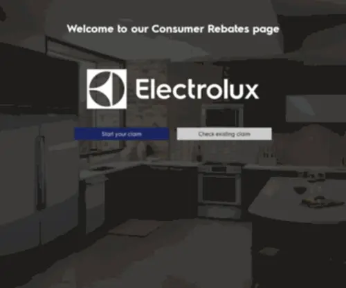 Electroluxpromotions.com(Electrolux Promotions) Screenshot