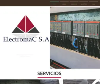 Electromacsa.com(Tableros Electricos Normalizados ElectromaC Mendoza) Screenshot