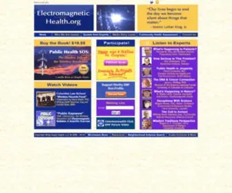 Electromagnetichealth.org(EMF) Screenshot