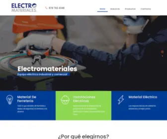 Electromaterialespn.com(Electromateriales Piedras Negras) Screenshot