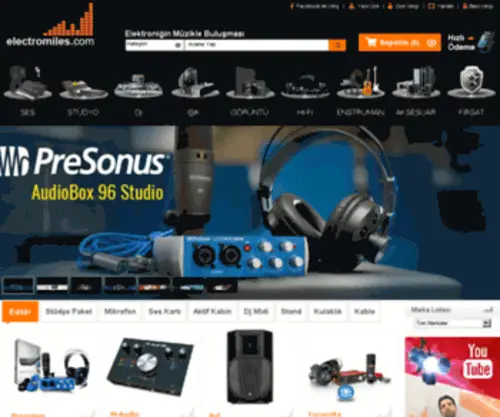 Electromiles.com(Elektroniğin Müzikle Buluşması) Screenshot