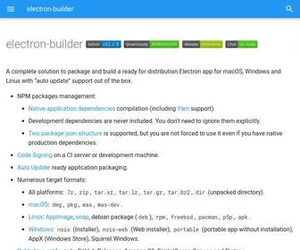 Electron.build(Electron-builder) Screenshot