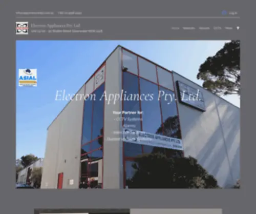 Electronappliances.com.au(Electron Appliances Pty) Screenshot