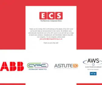 Electronic-Component-Show.co.uk(The dedicated one day event for electronic components and new product designs) Screenshot