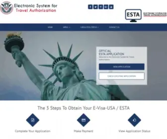 Electronic-SYstem-For-Travel-Authorization.com(ESTA US Embassy) Screenshot