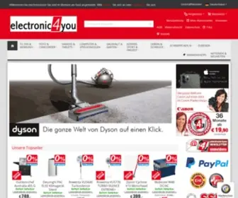 Electronic4You.de(Unterhaltungselektronik zu Top Preisen) Screenshot
