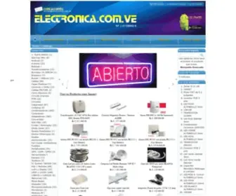 Electronica.com.ve(Plus Electronics) Screenshot