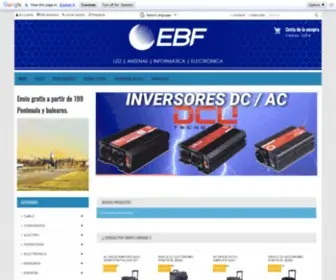 Electronicabf.com(Electronica BF) Screenshot
