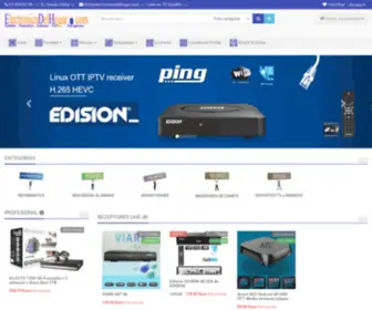 Electronicadelhogar.com(Todo en TV Satélite UHD 4K) Screenshot