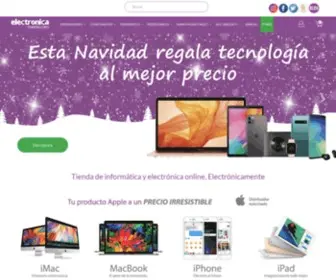 Electronicamente.com(Tienda de Informática y Electrónica Online) Screenshot