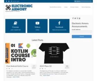 Electronicarmory.com(Electronic Armory) Screenshot