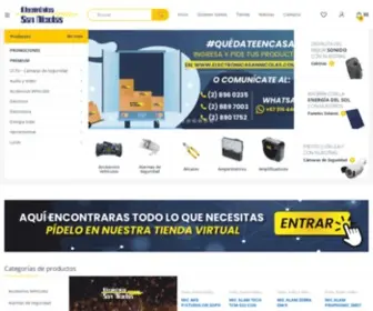 Electronicasannicolas.com.co(Somos una tienda especializada en) Screenshot