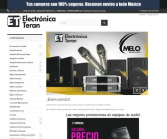 Electronicateran.com(Electrónica Teran) Screenshot