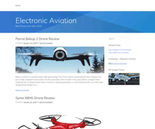 Electronicaviation.com(Electronic Aviation) Screenshot