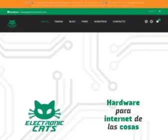 Electroniccats.com(Electronic Cats) Screenshot