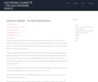 Electroniccigarettediscussion.com(Electronic Cigarette) Screenshot