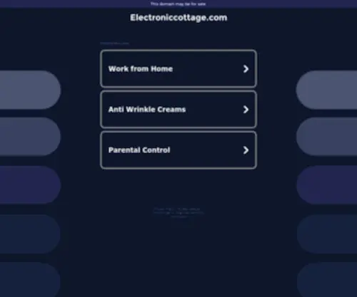 Electroniccottage.com(EC Art & Craft Gallery) Screenshot