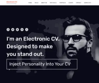 Electroniccv.com(Give Yourself The Edge) Screenshot