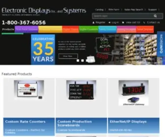 ElectroniCDisplays.com(LED Displays) Screenshot