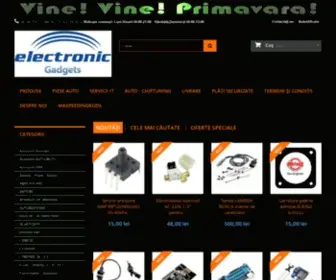 ElectronicGadgets.ro(ELECTRONIC GADGETS magazin online arduino raspberry electronice gadgeturi media player supraveghere alarme consultanta it auto) Screenshot