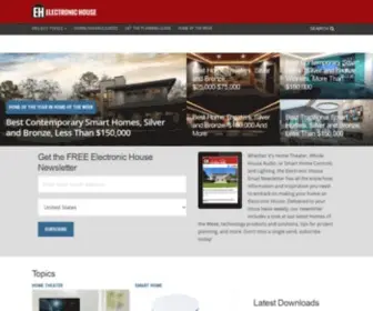 Electronichouse.com(Electronic House) Screenshot