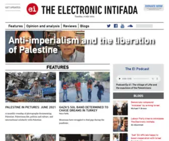 Electronicintifada.com(The Electronic Intifada) Screenshot